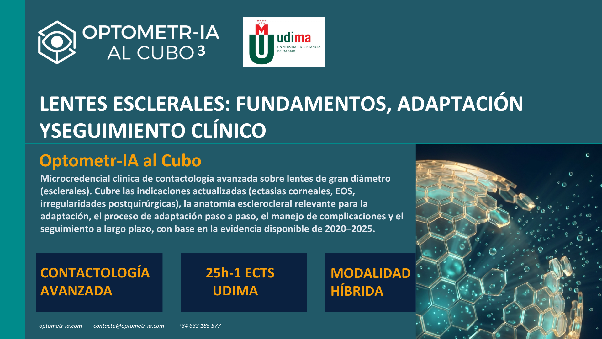 Microcredencial Lentes Esclerales: fundamentos, adaptación y seguimiento clínico - Imagen 2