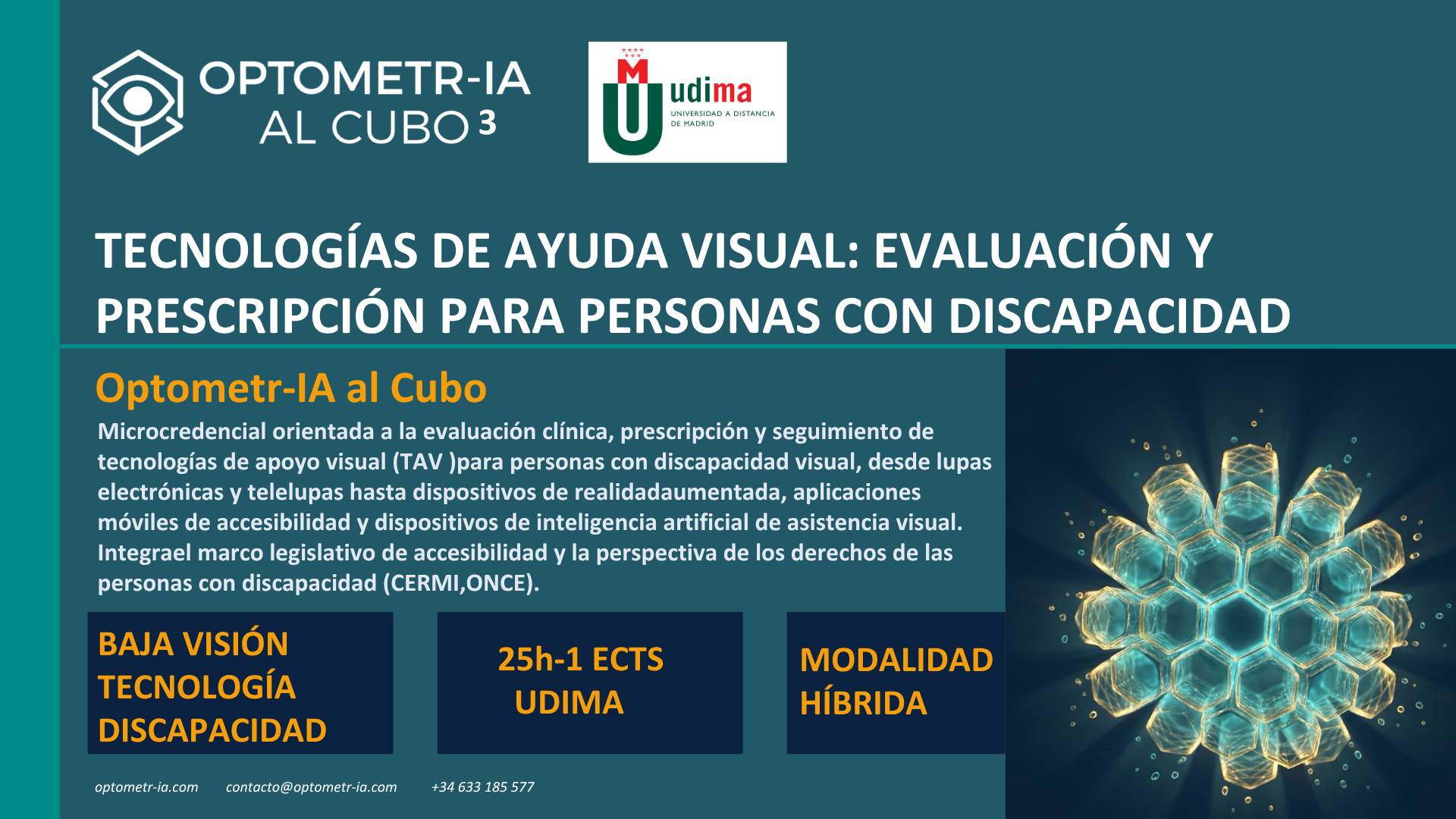 Microcredencial Tecnologías de ayuda visual: evaluación y prescripción para personas con discapacidad - Imagen 2