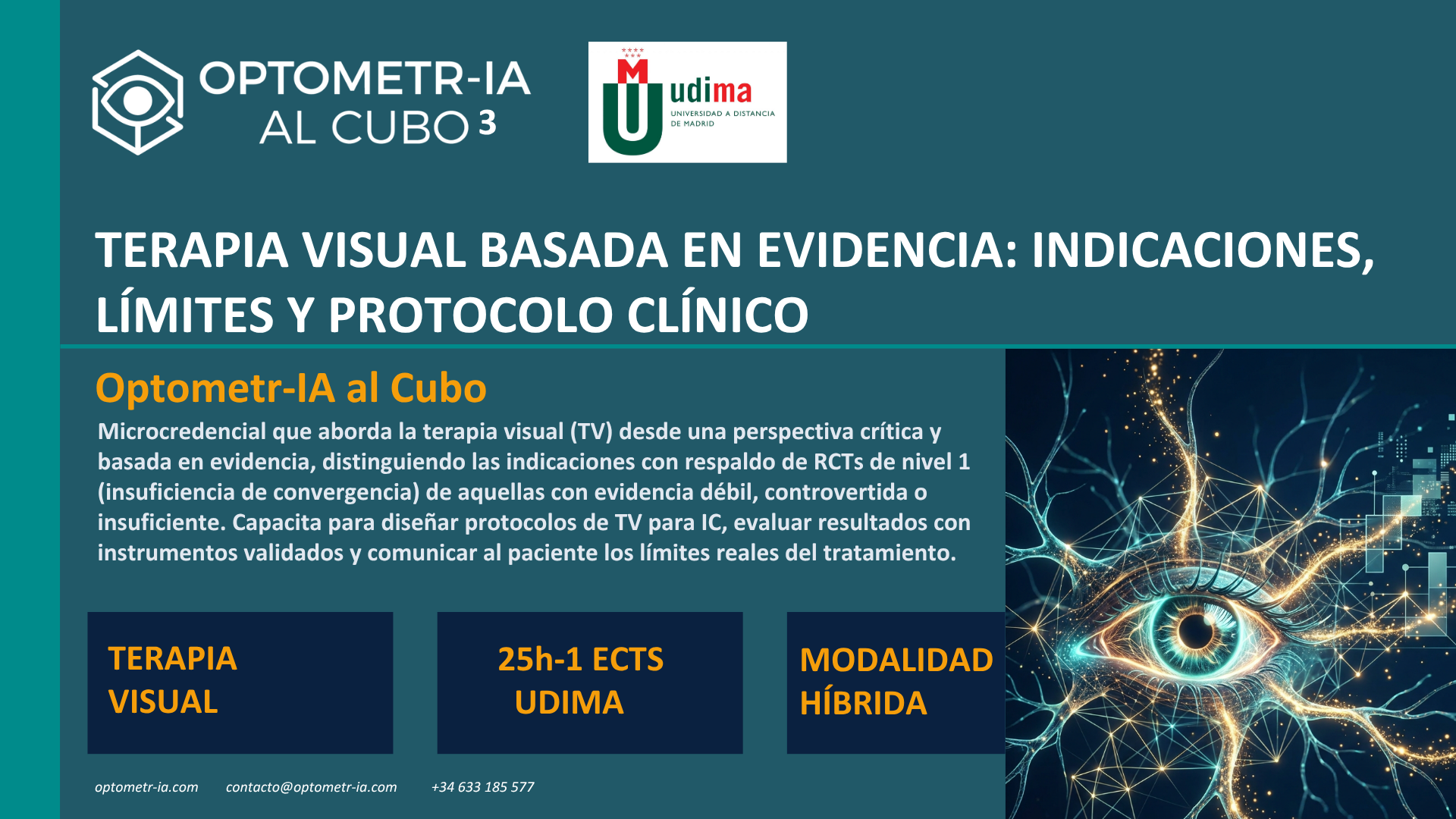 Microcredencial Terapia Visual basada en evidencia - Imagen 2